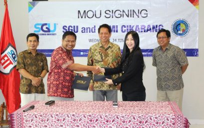 Swiss German University Signed a Coorperation Agreement with ATMI Cikarang