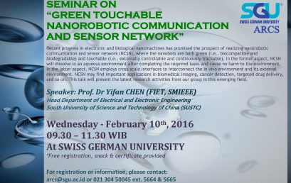 Seminar on Green Touchable Nanorobotic Communication and Sensor Network