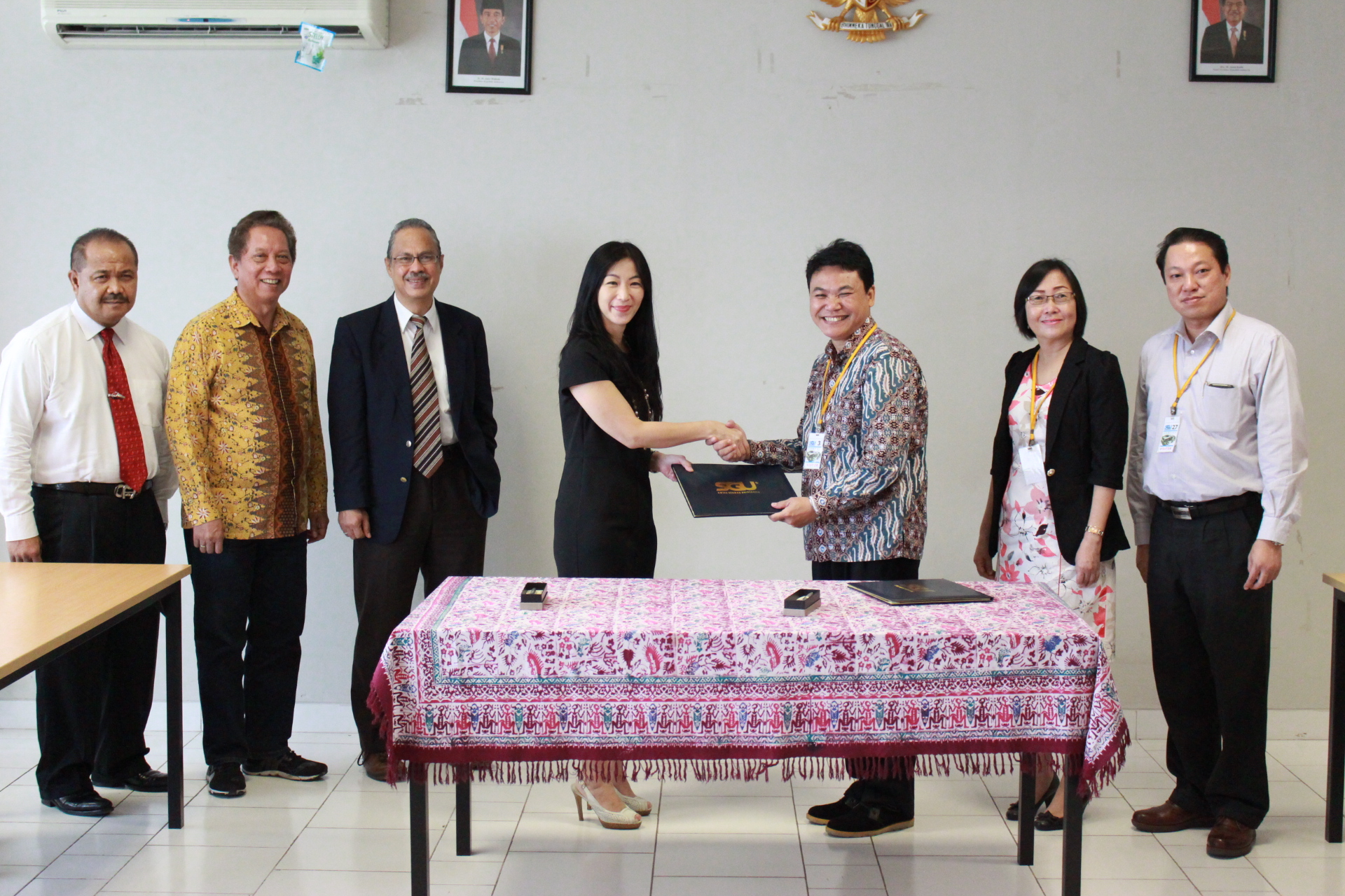 Collaboration between SGU and STIE Wiyatamandala