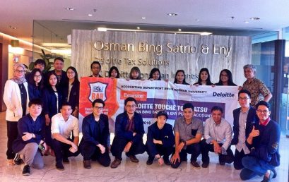 SGU Accounting Department Students Visited Deloitte Touche Tohmatsu Indonesia