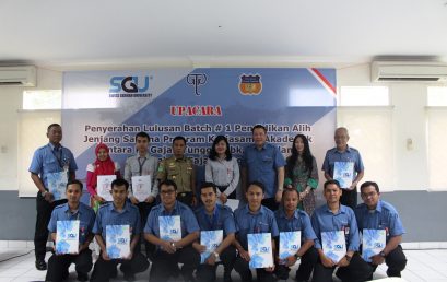 Commencement of Graduates: Cohort #1 of Bridging Program Under Collaboration Between PT Gajah Tunggal Tbk., Swiss German University, and Polytechnic Gajah Tunggal