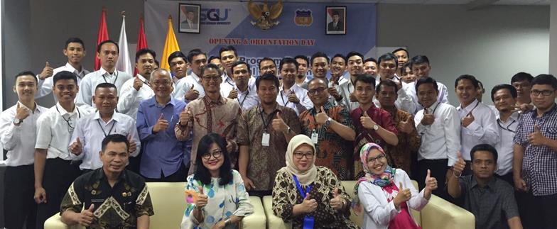 Convocation Ceremony and Orientation Day of the Second Cohort Class (Industrial Engineering) under an Academic Cooperation between  PT Gajah Tunggal Tbk, SGU, and Polytechnic Gajah Tunggal