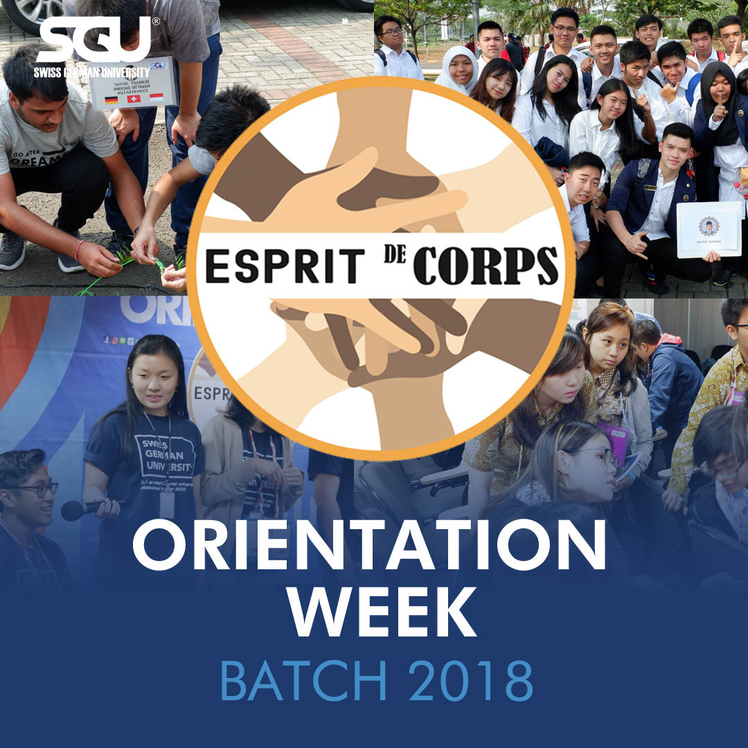 Swiss German University Orientation “Esprit de crops” 2018