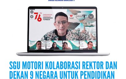 SGU Motori Kolaborasi Rektor dan Dekan 9 Negara Untuk Pendidikan Bidang Pangan