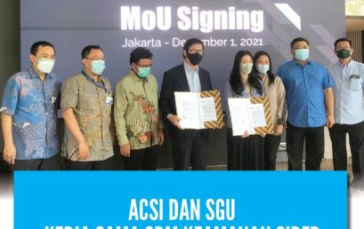 ACSI dan SGU Kerja Sama SDM Keamanan Siber