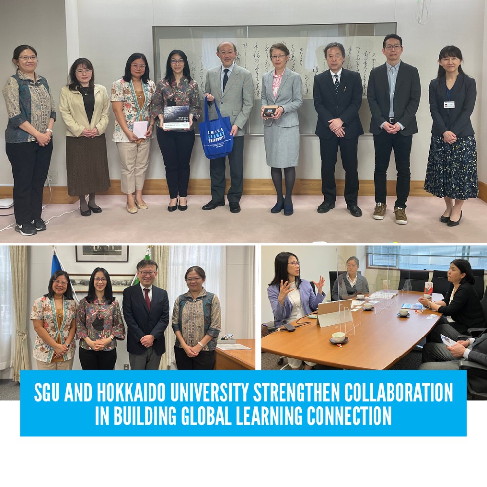 Merambah Asia, SGU Perkuat Kerjasama Dengan Hokkaido University